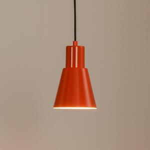 Opviq Lampa suspendată Konikkem, portocaliu, metal, Ø 14 cm, E27, reglabil, Portocaliu, Camera de zi / sufragerie, Metal, Viața tânără