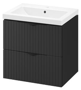 Cersanit Tirso lavoar cu dulap 60 cm negru S801-586