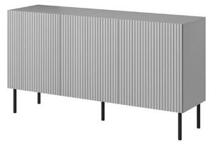 Comoda ASENSIO, gri mat/negru, PAL, 150x42x82 cm