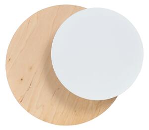 Emibig Circle plafonier 1x60 W alb-lemn 971/1