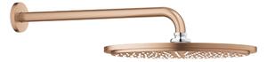 Grohe Rainshower cap de duș cu braț 31x31 cm rotund Brushed Warm Sunset 26066DL0