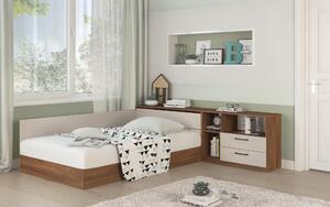 Set dormitor Lorence pentru saltea cu o fata 120/190