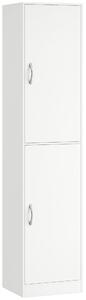 HOMCOM Bibliotecă Înaltă 180 cm, Raft Modern cu 5 Niveluri Reglabile, Mobilier Independent pentru Living, Dormitor, Birou, Alb | Aosom Romania