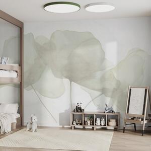 Tapet Flori frumoase, pastel moale, minimalism, natural, rustic, bej și verde, Fototapet Flori, w03407 : Uwalls.ro
