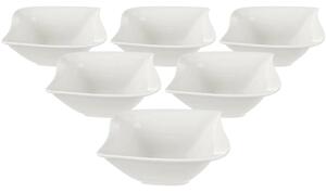 Set de boluri de porțelan Orion Mona Musica, 13,7 x 13,7 cm, 6 buc