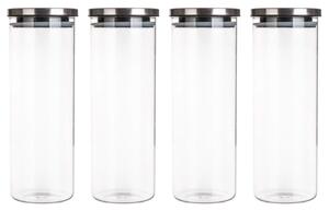 Set de 4 borcane de sticlă Banquet FREIA, 1,8 l, 4 buc