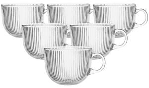 Cană de sticlă Altom Selena, 510 ml , set de 6