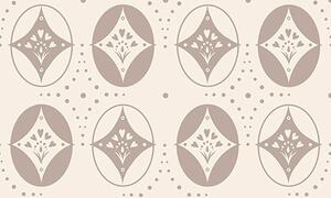 Tapet Ornament geometric delicat cu romburi, Tapet vintage, a00035 : Uwalls.ro