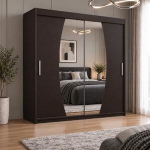Dressing Cami, 140x60x200cm, cu oglinda, Sonoma, Pal 18 mm