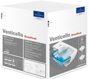 Villeroy & Boch Venticello set combi-pack cu tablă agăţat fără guler alb 4611RL01