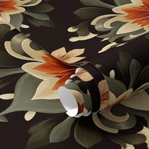 Tapet Model floral abstract, Tapet vintage, a00069v2 : Uwalls.ro