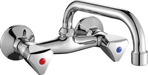 Kuchinox Norm baterie lavoar perete WARIANT-cromU-OLTENS | SZCZEGOLY-cromU-GROHE | crom BQN050D