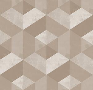 Tapet Hexagoane în culori bej, Tapete scandinav, a00096 : Uwalls.ro