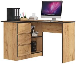 Masă PC de colț Balcon (stejar craft) (S). Promo -20%. 1117062