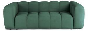 Canapea verde cu tapițerie din catifea 225 cm Cube – Bonami Selection