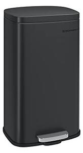 Cos de gunoi, Songmics, Negru, 35x23.8x63 cm