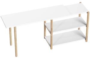 HOMCOM Birou pentru Computer cu Rafturi, 150,2 cm | Aosom Romania
