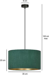 Emibig Hilde lampă suspendată 1x60 W negru 1051/1
