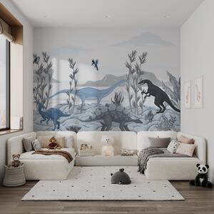 Tapet Dinozauri, Fototapet Pentru Copii, Fototapet dinozauri, w03562v2 : Uwalls.ro