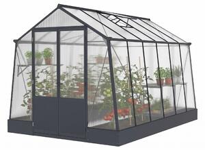 Lilia seră din aluminiu 2,5 x 3,7 m CoverTech antracit