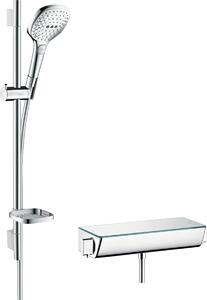 Hansgrohe Ecostat set de duș perete cu termostat WARIANT-crom-albU-OLTENS | SZCZEGOLY-crom-albU-GROHE | crom-alb 27038400