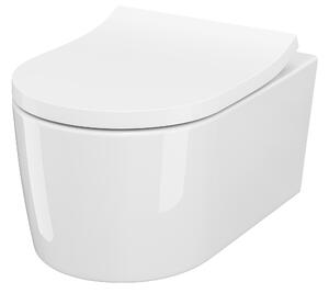 Cersanit Inverto vas wc cu capac soft-close agăţat da da alb S701-419