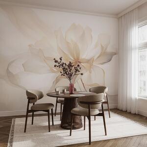 Tapet Floare trendy în culori pastelate, Fototapet 3D, Fototapet 3D Flori, w03605 : Uwalls.ro