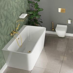 Deante Silia perie de toaletă înșurubat auriu ADIZ711
