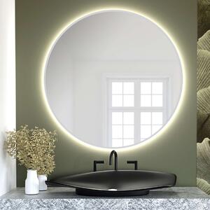 Smartwoods Bright oglindă 80x80 cm rotund cu iluminare alb 5904107900247