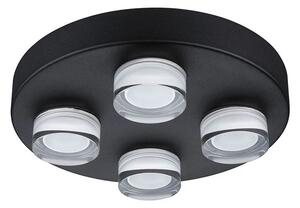 Kame 4 Aplică de Perete/Plafonieră IP44 Signal Black - Paulmann