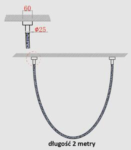 Light Prestige Rope lampă suspendată 1x50 W alb LP-642/2M