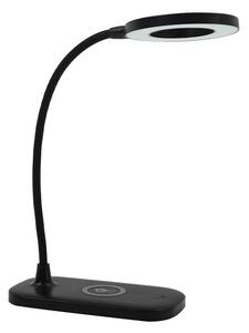 Siona LED Veioză CCT Dim. w/Charger Negru - Lindby