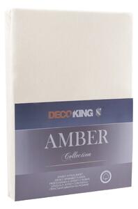 Cearșaf de pat DecoKing Amber Collection, 220-240 x 200 cm, bej