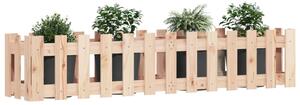 Pat înălțat grădină design gard 150x30x30 cm lemn de pin tratat