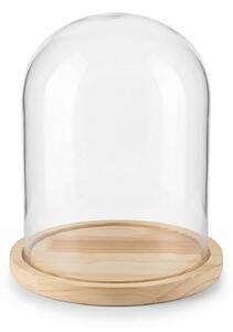 Cupola decorativă cu abajur din sticlă AURA, 30 cm