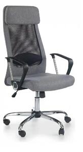 Scaun de birou ZOOM, negru/gri, stofa mesh/metal, 61x64x113/123 cm