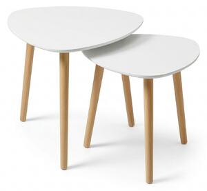 Set de 2 mese de cafea BINI în dimensiuni diferite
