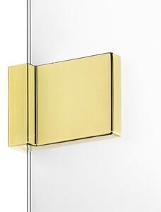 New Trendy Avexa Gold Shine cabină de duș 100x90 cm dreptunghiular auriu luciu/sticlă transparentă EXK-1701