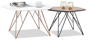 Z0ND0 Măsuță de cafea Petal Zest Xl2(alb + negru). 1111843
