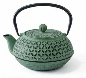 Ceainic din fontă cu infuzor SABI, 1000 ml, verde deschis