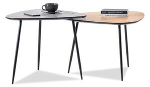 Z0ND0 Măsuță de cafea Rossi Zest Xl (stejar + negru). 1111861