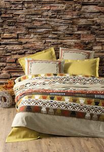 Lenjerie de pat dublu din bumbac 100% ranforce – Ethnic