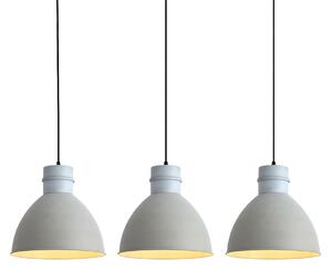 Set de 3 lămpi suspendate rustice gri - Dory