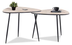 Z0ND0 Măsuță de cafea Rossi Zest Xl (sonoma + negru). 1111868