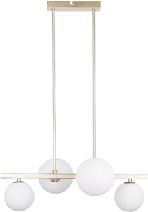 Candellux Kama lampă de tavan 4x28 W alb-alamă 34-73426