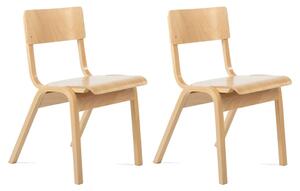 KidsDepot Set scaune „Dim” 2 buc, placaj 20020660