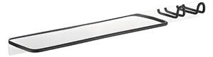 Suport Prosoape SE02811-1, Montaj Simplu, Crom si Negru