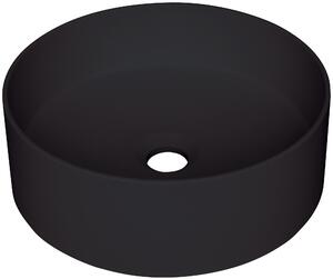 Deante Silia lavoar 36x36 cm rotund negru CQS_NU4S