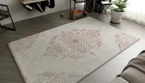Covor Lily 30109 216, Model Dormitor Sufragerie, Crem 58 x 110