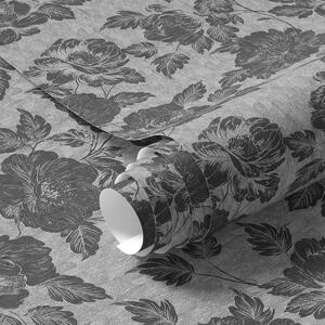 Tapet Flori întunecate, Tapet flori, a00129 : Uwalls.ro